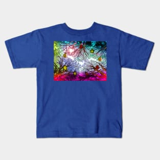 Tree Branches Looking Up Kids T-Shirt